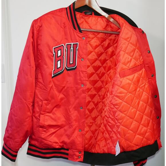 NEW CHICAGO BULLS SATIN RED NBA TEAM EMBROIDERED JACKET MSRP $125 - XL - Picture 2 of 8